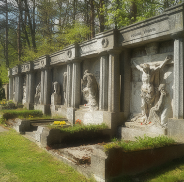 Farní hřbitov v Dobré Vodě u Českých Budějovic